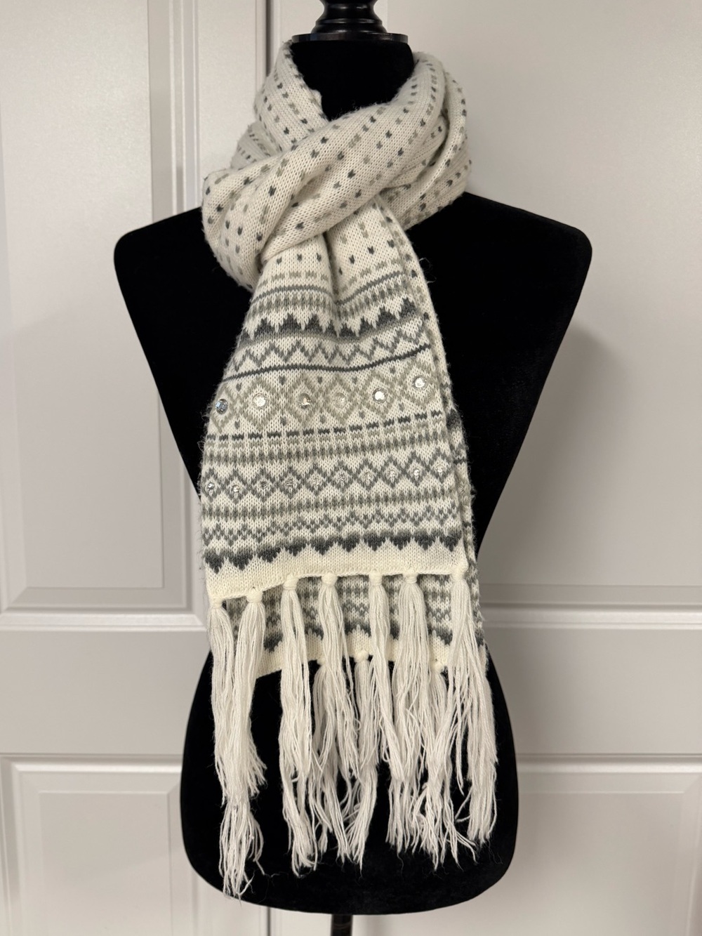 New York & Company Embellished Scarf